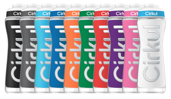 22oz. Grip Squeeze Plastic Bottle & Sport Lid D8DP