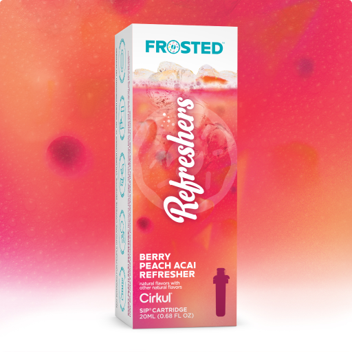 Frosted Berry Peach Acai Refresher 6837